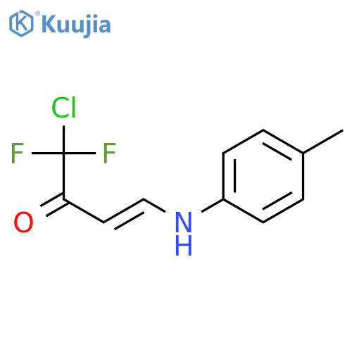 3-Buten-2-one, 1-chloro-1,1-difluoro-4-[(4-methylphenyl)amino]-, (3Z)- structure