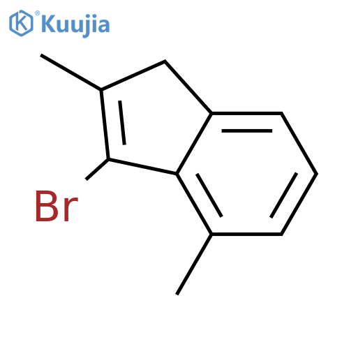 1H-Indene, 3-bromo-2,4-dimethyl- structure