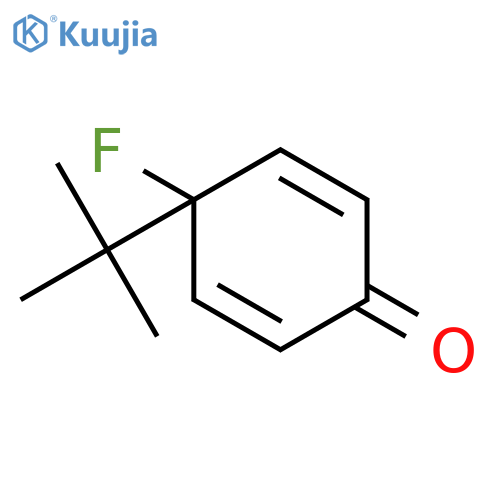 2,5-CYCLOHEXADIEN-1-ONE, 4-(1,1-DIMETHYLETHYL)-4-FLUORO- structure
