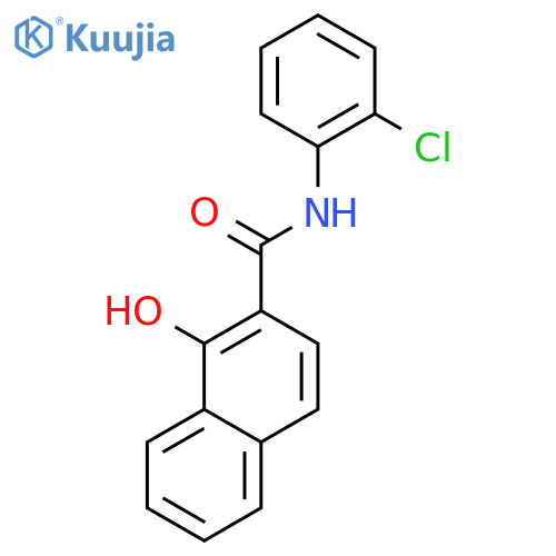 2-Naphthalenecarboxamide, N-(2-chlorophenyl)-1-hydroxy- structure