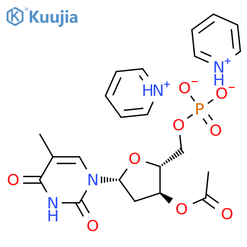 3'-O-acetylthymidine 5'-monophosphate, pyridinium salt structure