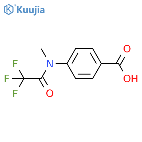 Benzoic acid, 4-[methyl(trifluoroacetyl)amino]- structure