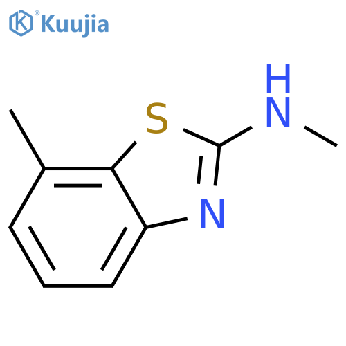 2-Benzothiazolamine,N,7-dimethyl-(9CI) structure