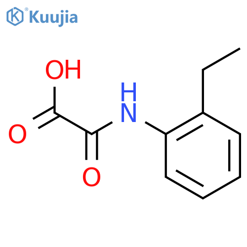 (2-ethylphenyl)amino(oxo)acetic Acid structure