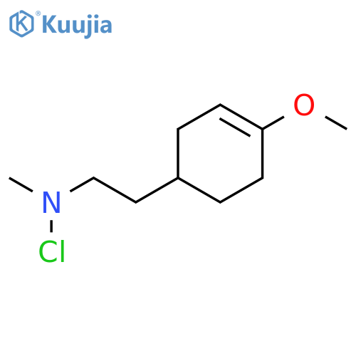 3-Cyclohexene-1-ethanamine, N-chloro-4-methoxy-N-methyl- structure