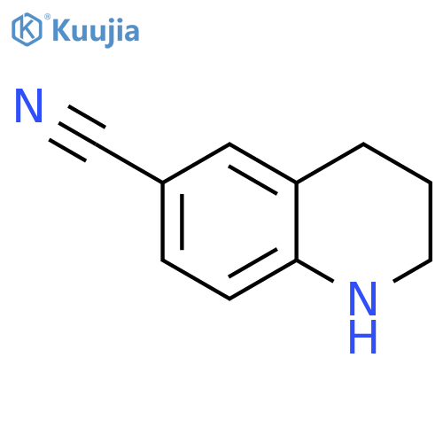 1,2,3,4-Tetrahydroquinoline-6-carbonitrile structure