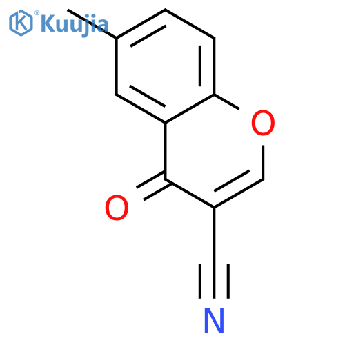 3-Cyano-6-methylchromone structure
