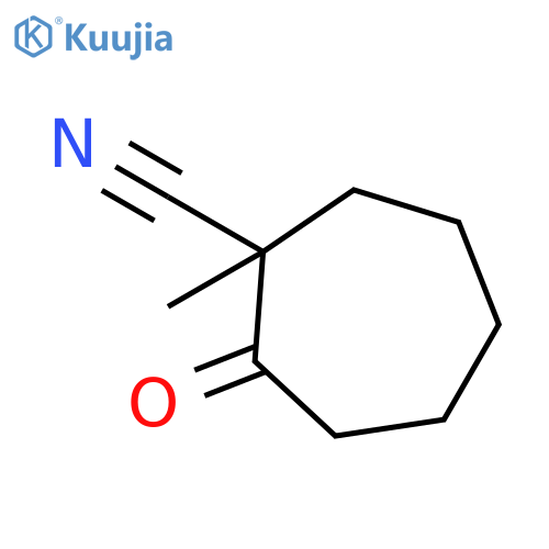 1-Methyl-2-oxocycloheptanecarbonitrile structure
