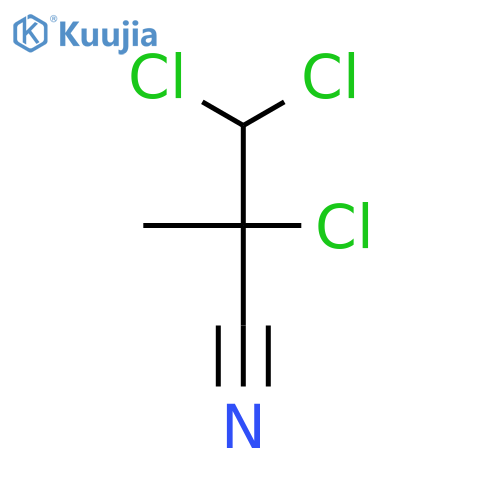 Propanenitrile, 2,3,3-trichloro-2-methyl- structure