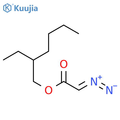 Acetic acid, 2-diazo-, 2-ethylhexyl ester structure