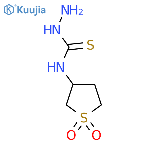 3-amino-1-(1,1-dioxo-1lambda6-thiolan-3-yl)thiourea structure
