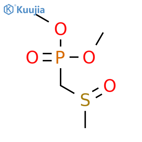 Phosphonic acid, [(methylsulfinyl)methyl]-, dimethyl ester structure