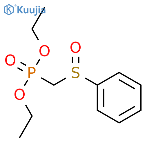 Phosphonic acid, [(phenylsulfinyl)methyl]-, diethyl ester structure