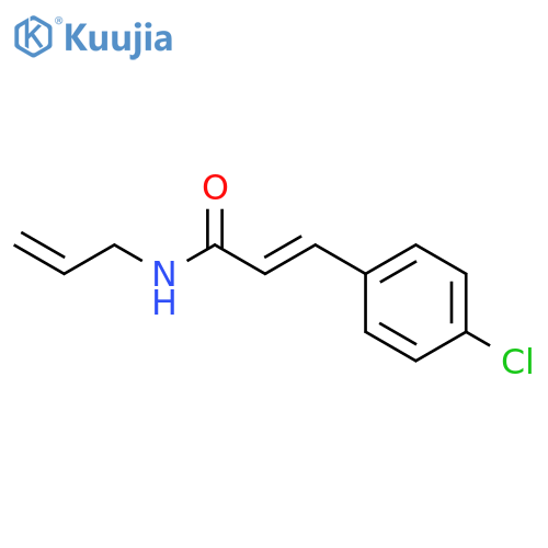 2-PROPENAMIDE, 3-(4-CHLOROPHENYL)-N-2-PROPENYL- structure