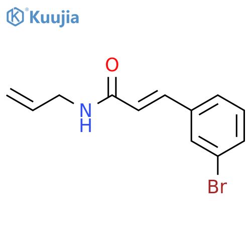 2-Propenamide, 3-(3-bromophenyl)-N-2-propenyl- structure