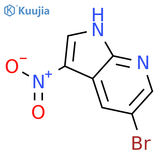 5-Bromo-3-nitro-1H-pyrrolo[2,3-b]pyridine structure