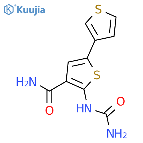 [2,3'-Bithiophene]-4-carboxamide, 5-[(aminocarbonyl)amino]- structure