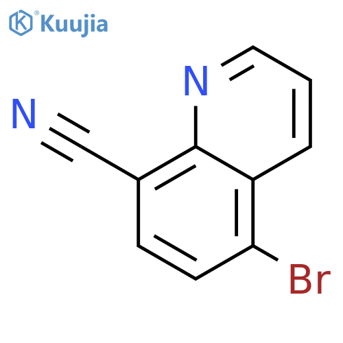 5-Bromoquinoline-8-carbonitrile structure