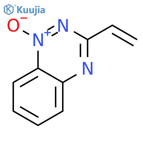 1,2,4-BENZOTRIAZINE, 3-ETHENYL-, 1-OXIDE structure