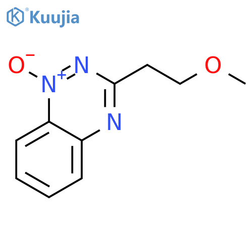 1,2,4-Benzotriazine, 3-(2-methoxyethyl)-, 1-oxide structure