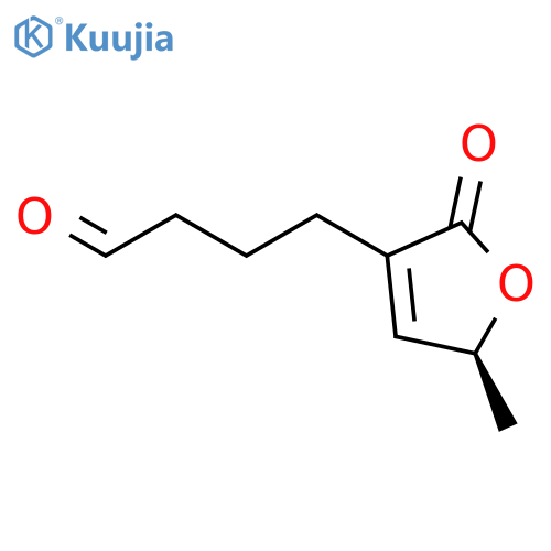 3-FURANBUTANAL, 2,5-DIHYDRO-5-METHYL-2-OXO-, (5S)- structure