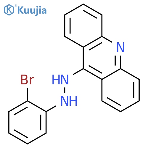 Acridine, 9-[2-(2-bromophenyl)hydrazino]- structure