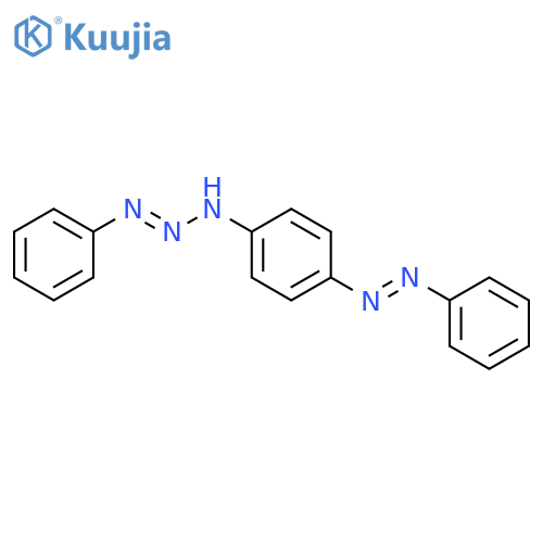 (1E)-3-Phenyl-1-{4-[(E)-phenyldiazenyl]phenyl}triaz-1-ene structure