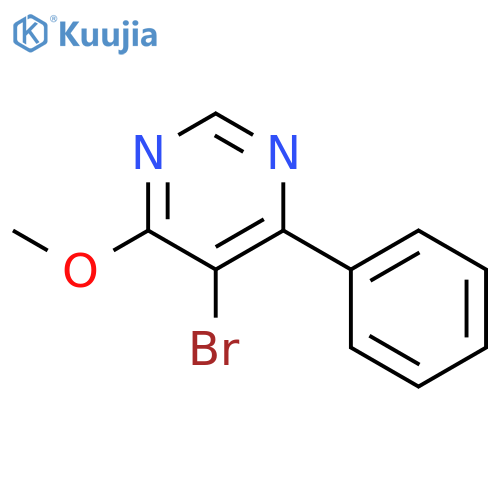 5-Bromo-4-methoxy-6-phenylpyrimidine structure