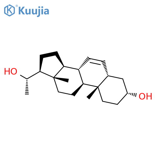 Pregn-6-ene-3,20-diol, (3a,5b,20S)- structure