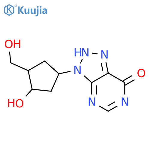 3-[3-hydroxy-4-(hydroxymethyl)cyclopentyl]-2h-triazolo[4,5-d]pyrimidin-7-one structure