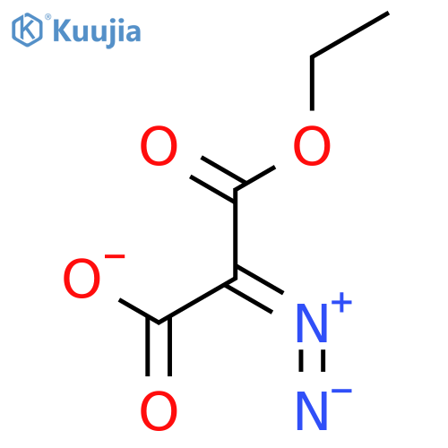 PROPANEDIOIC ACID, DIAZO-, MONOETHYL ESTER structure