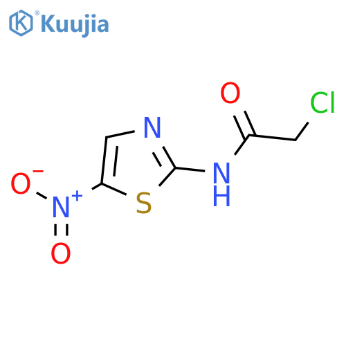 2-Chloro-N-(5-nitro-thiazol-2-yl)acetamide structure