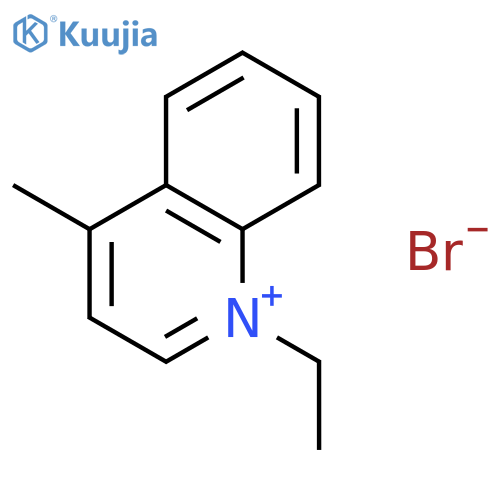 QUINOLINIUM, 1-ETHYL-4-METHYL-, BROMIDE structure