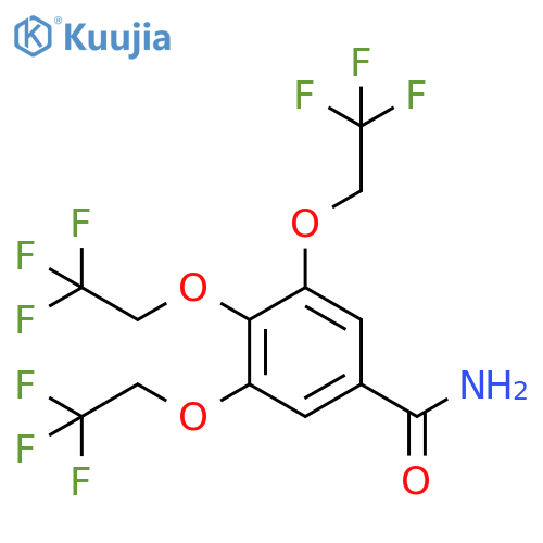 Benzamide, 3,4,5-tris(2,2,2-trifluoroethoxy)- structure