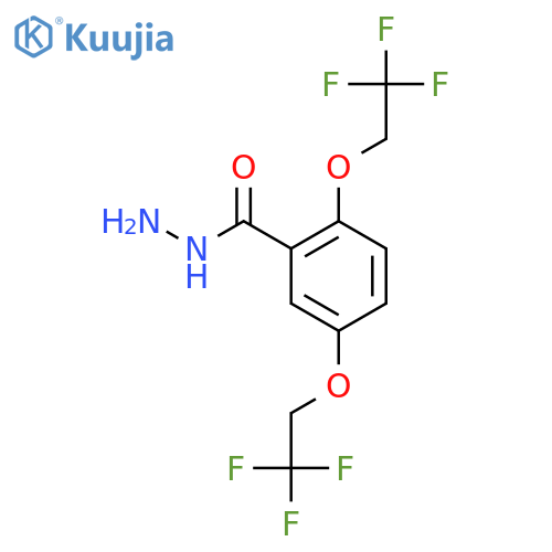 2,5-Bis(2,2,2-Trifluoroethoxy)benzoic Acid Hydrazide structure