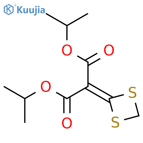 bis(1-methylethyl) 1,3-dithietan-2-ylidenepropanedioate structure