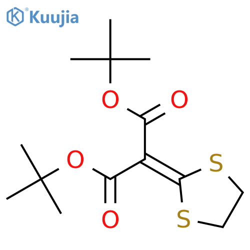 di-tert-butyl 1,3-dithiolan-2-ylidenepropanedioate structure