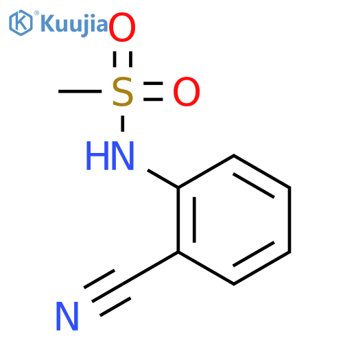 2-(Methanesulfonylamino)benzonitrile structure