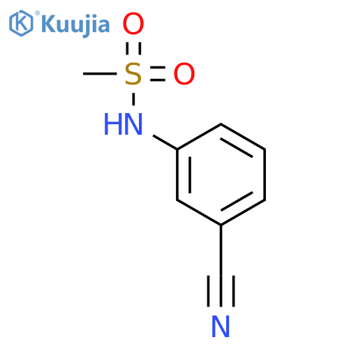 3-(Methanesulfonylamino)benzonitrile structure