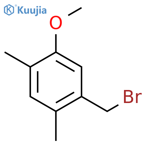 2,4-Dimethyl-5-methoxybenzyl bromide structure