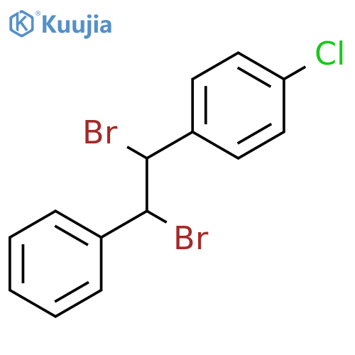 Benzene, 1-chloro-4-(1,2-dibromo-2-phenylethyl)- structure