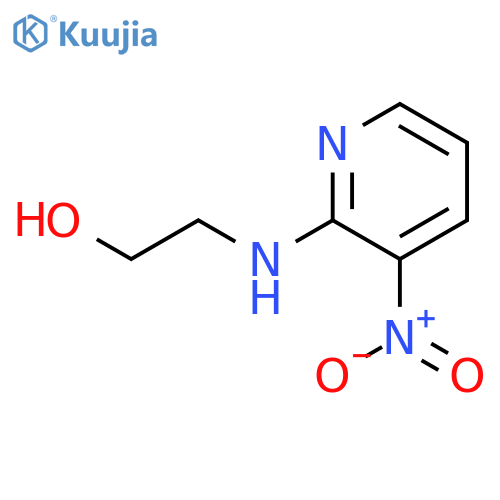 2-(3-nitropyridin-2-yl)aminoethanol Hydrochloride structure