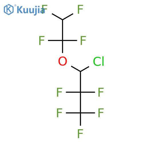 Propane, 3-chloro-1,1,1,2,2-pentafluoro-3-(1,1,2,2-tetrafluoroethoxy)- structure