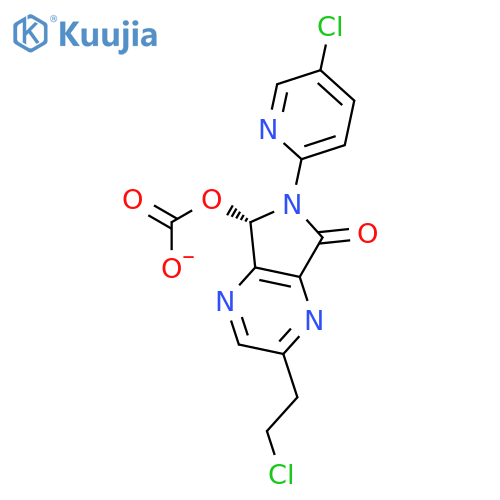 CARBONIC ACID, 2-CHLOROETHYL(5S)-6-(5-CHLORO-2-PYRIDINYL)-6,7-DIHYDRO-7-OXO-5H-PYRROLO[3,4-B]PYRAZIN-5-YL ESTER structure