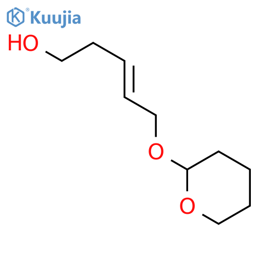 3-Penten-1-ol, 5-[(tetrahydro-2H-pyran-2-yl)oxy]-, (3E)- structure