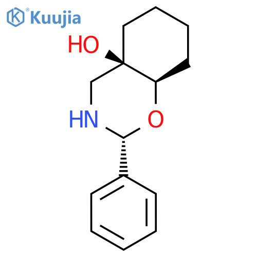 2H-1,3-Benzoxazin-4a(5H)-ol, hexahydro-2-phenyl-, (2R,4aR,8aR)-rel- structure