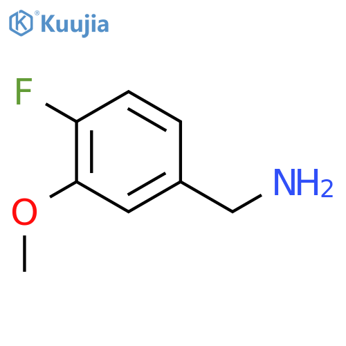 5-Aminomethyl-2-fluoroanisole structure