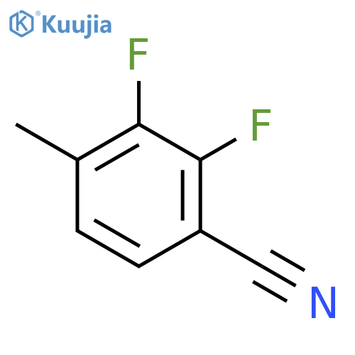2,3-Difluoro-4-methylbenzonitrile structure