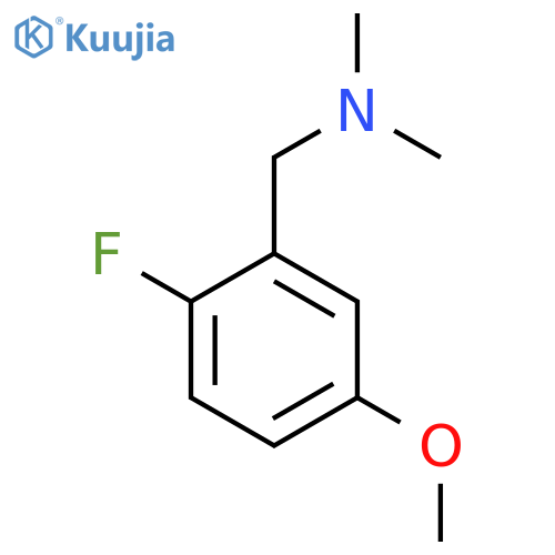 Benzenemethanamine, 2-fluoro-5-methoxy-N,N-dimethyl- (9CI) structure