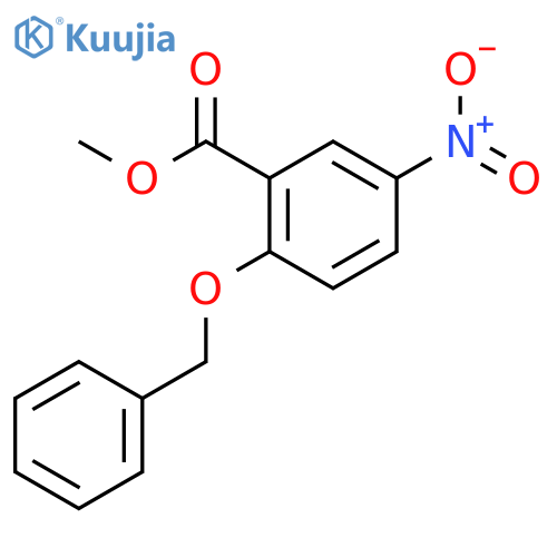 Methyl 2-(benzyloxy)-5-nitrobenzenecarboxylate structure